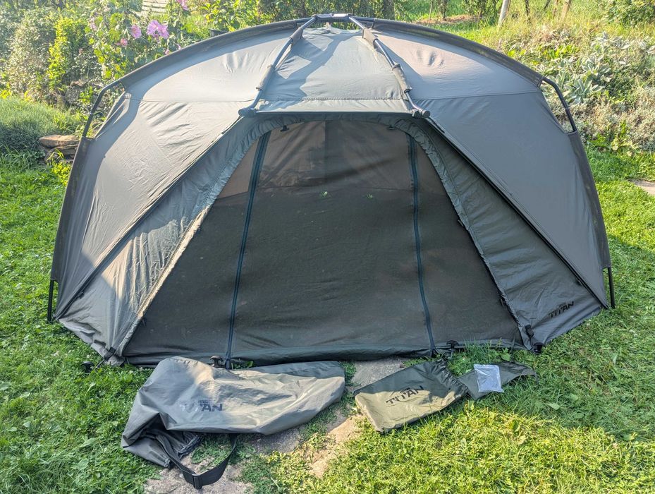 Namiot wędkarski Nash Titan Hide (+ panel z moskitierą)