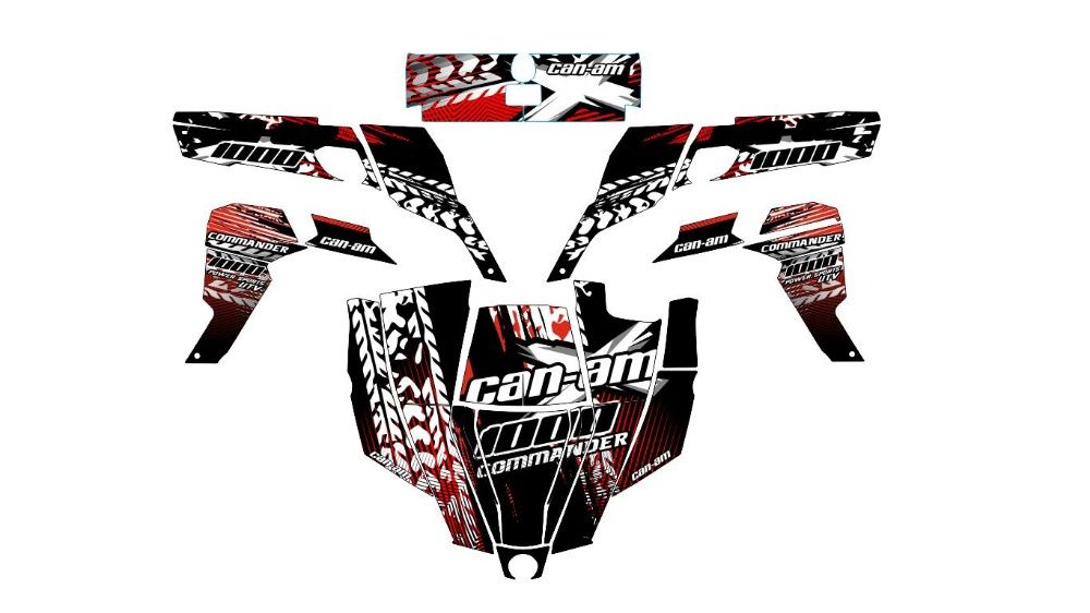 Наклейки BRP can-am Outlander Renegade Com Maverick X3 500 800 1000 DS