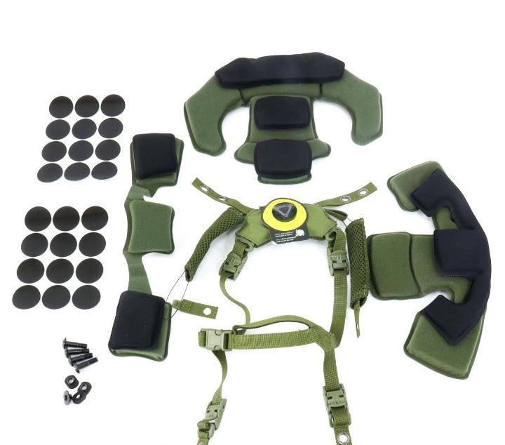 Подвесная система на шлем + подушки в шлем Подвесная система на каску