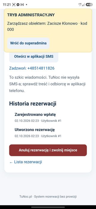 Strona dla domku / noclegu + rezerwacje online od 49 zł netto/mies.