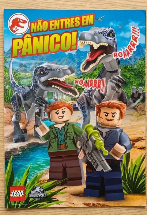 Revista LEGO Jurassic World n.º 6- Completa + Dinossauro