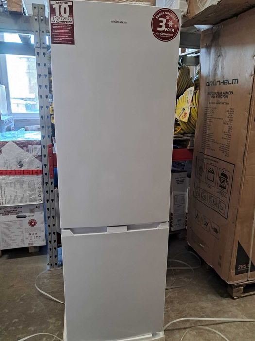 Холодильник - BRH-N186М60-W(білий, двухк.,нижн мороз, 186см)(GRUNHELM)