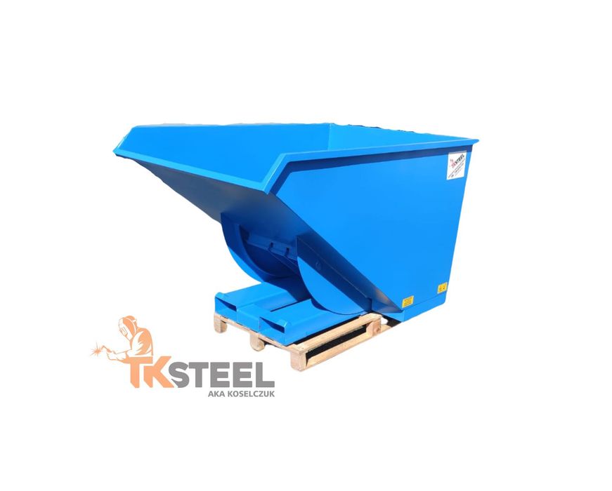 Kontener samowyładowczy 1m3 #3 pojemnik koleba koliba skrzynia