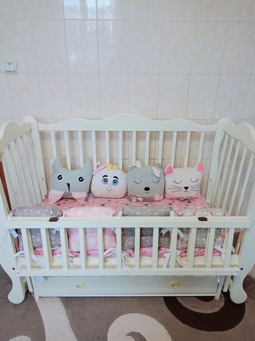 Дитяча колиска ліжечко для немовлят