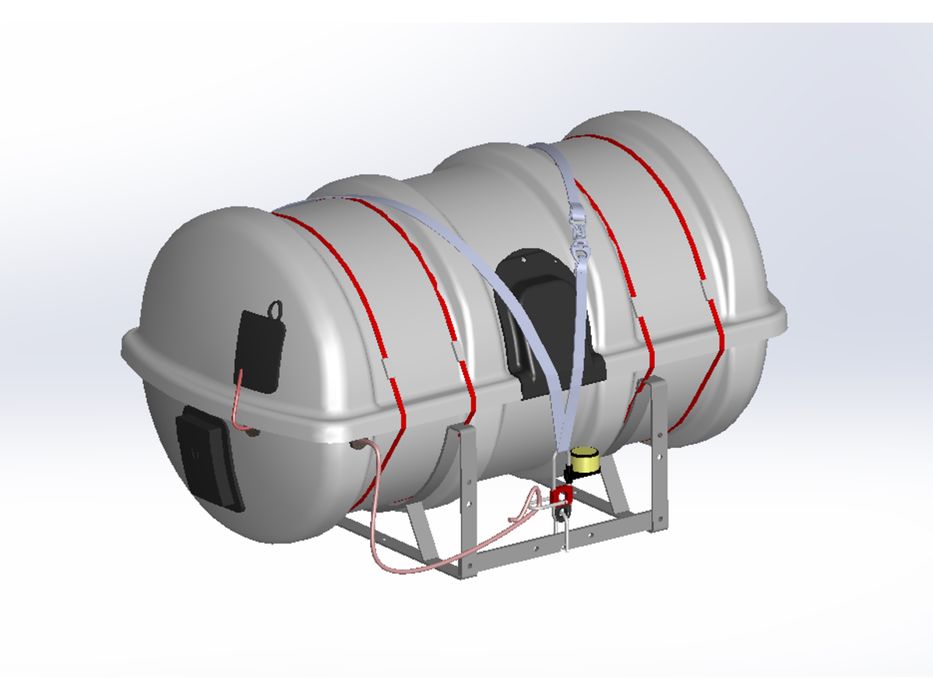Tratwa ratunkowa/ ponton/ łódź ratunkowa