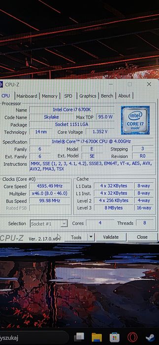 Płyta Msi z procesorem i7 6700k
