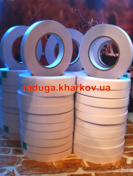 Скотч двухсторонний прозрачный,термостойкий 19мм Х 50м,Франция