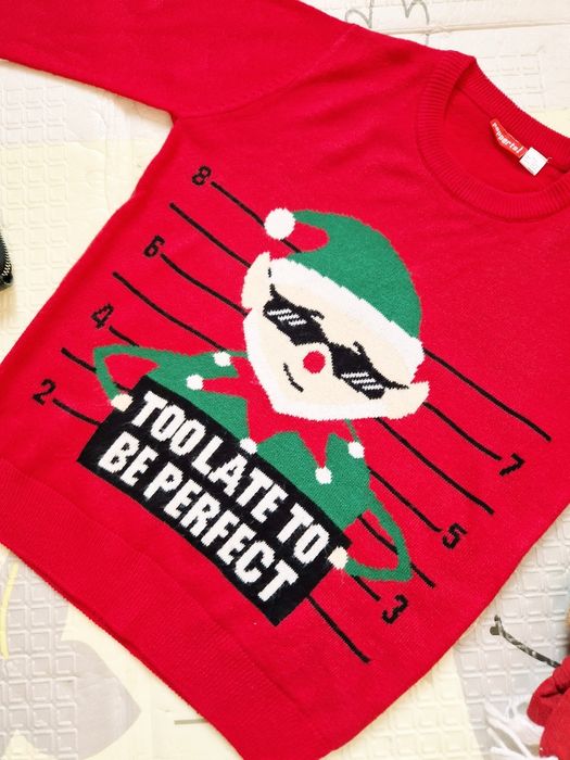 Новорічний светр Pepperts светр хлопчик 8-10 р батнік худі світшот