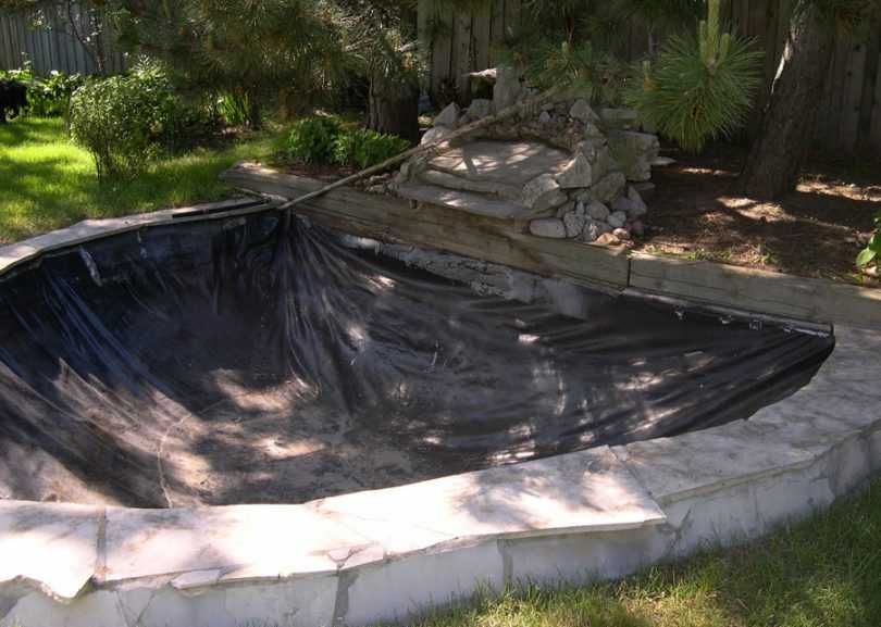 Пленка для пруда и водоема