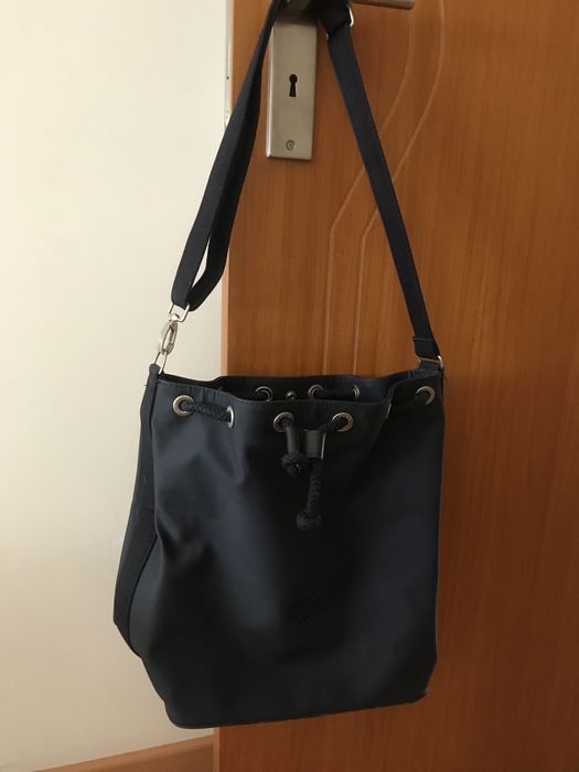 Mala Lacoste original, azul indigo
