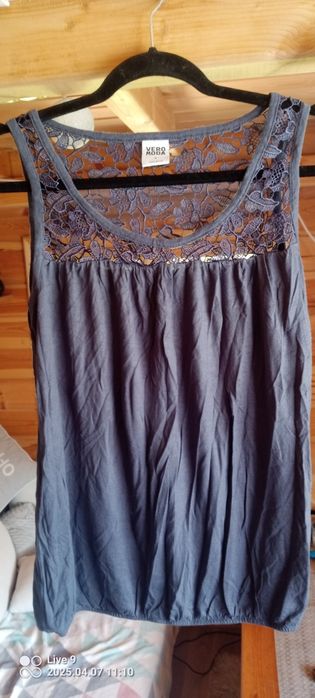 Bluzka damska letnia bez rękawów rozmiar M