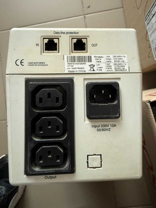Джерело безперебійного живлення Powercom RPT-1500AP LCD