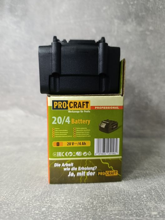 Акумуляторна батарея Procraft Battery20/4 (20В, 4Аг)