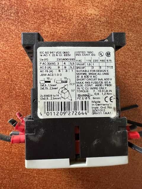 Stycznik Simens Sirius 24V 3RT1016-1AB01/02 NO/NC