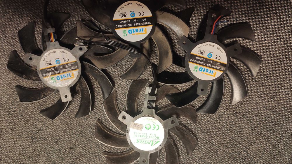 Вентилятор кулер відеокарти fdc10h12s9-c