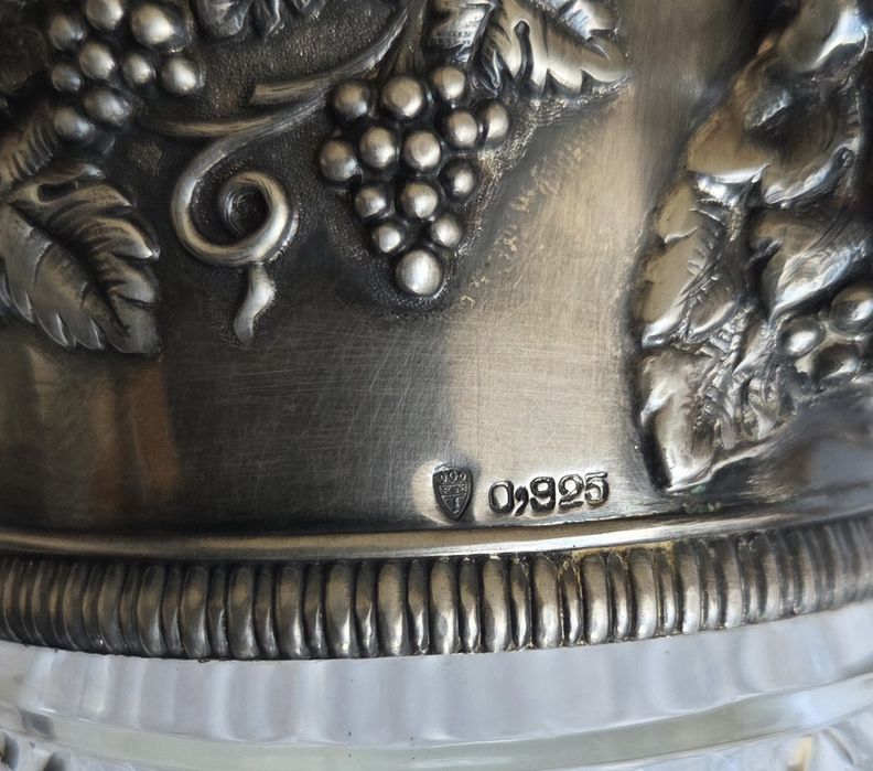 Dzbanek dzban wino srebro 925