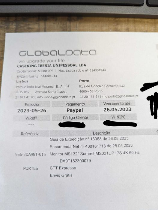 Monitor MSI 32" Summit MS321UP IPS 4K 60 Hz USB-C