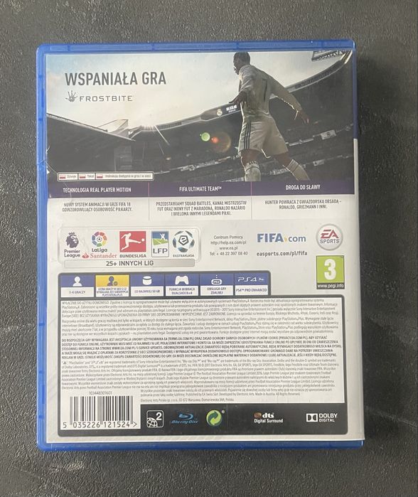 Fifa 18 PS 4 polska wersja