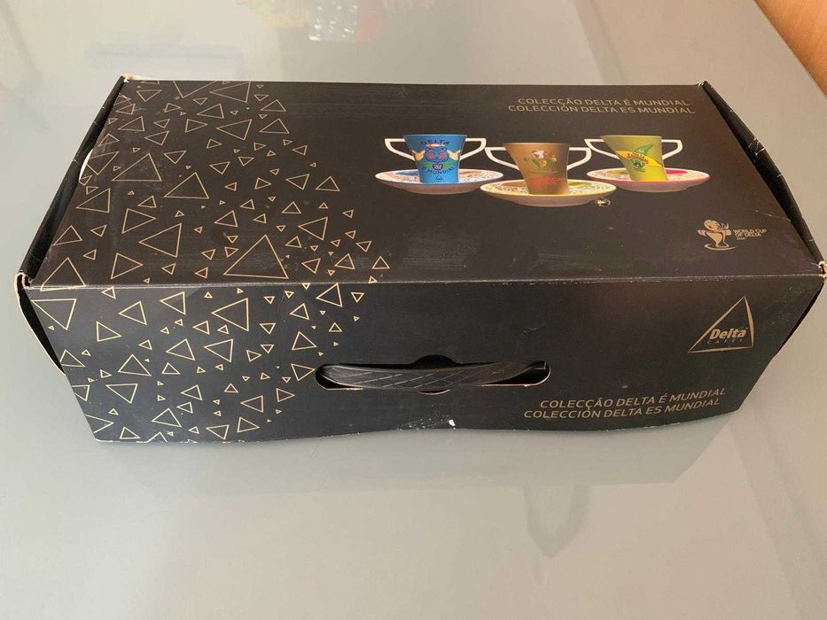 Conjunto chávenas p/coleção Delta Mundial 2010