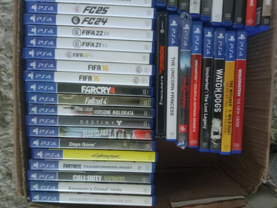 Gry na PS4 ps5 kolekcja