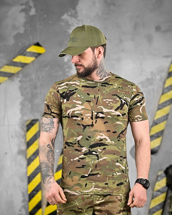 Тактична футболка Мультикам (бавовна) | XS-5XL, без передоплат