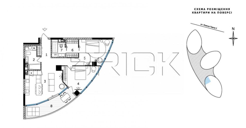 2-комнатная квартира по адресу пер. Землянский (площадь 91 м²) - Atlanta.ua - фото 2