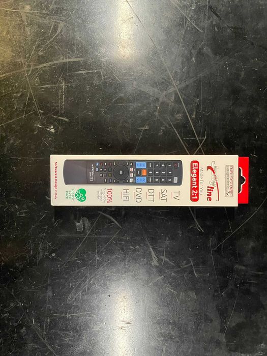 JOLLY LINE Universal Remote Control Elegant 2:1 – New – TV + Set-Top Box64284416981891120