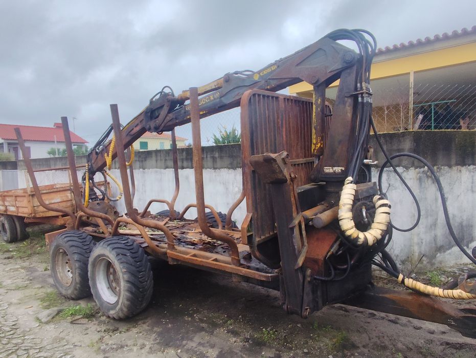 Reboque e grua florestal  costa