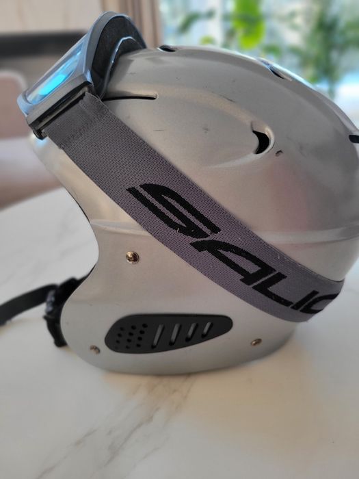 Kask narciarski męski L/XL z googlami