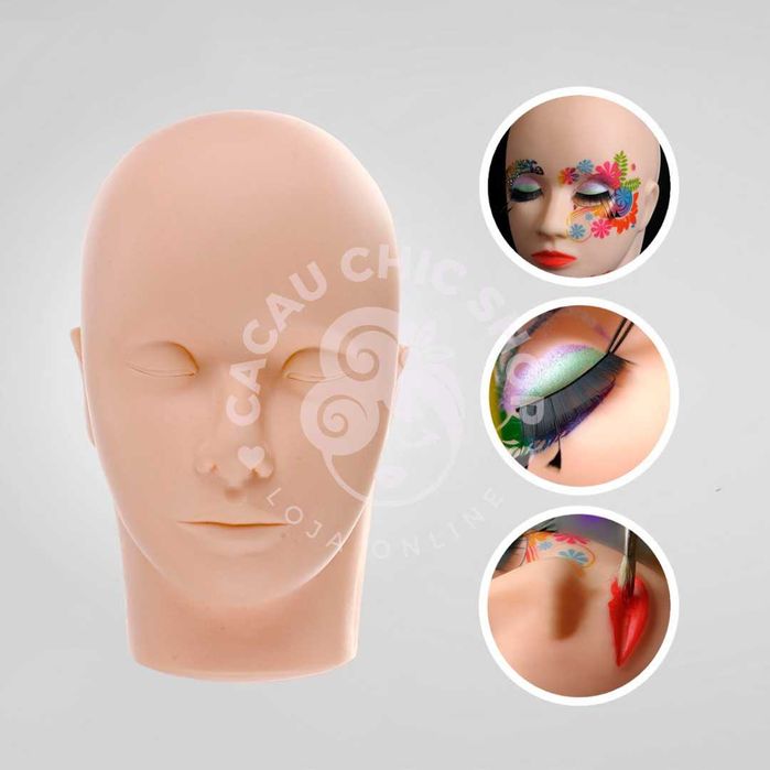 Cabeça de Treino - micropigmentação, pestanas, maquilhagem, threading