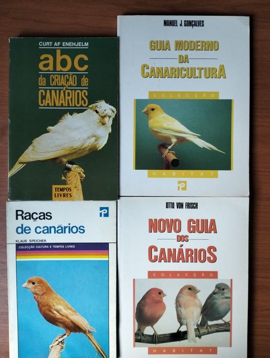 Antigos livros de Canaricultura