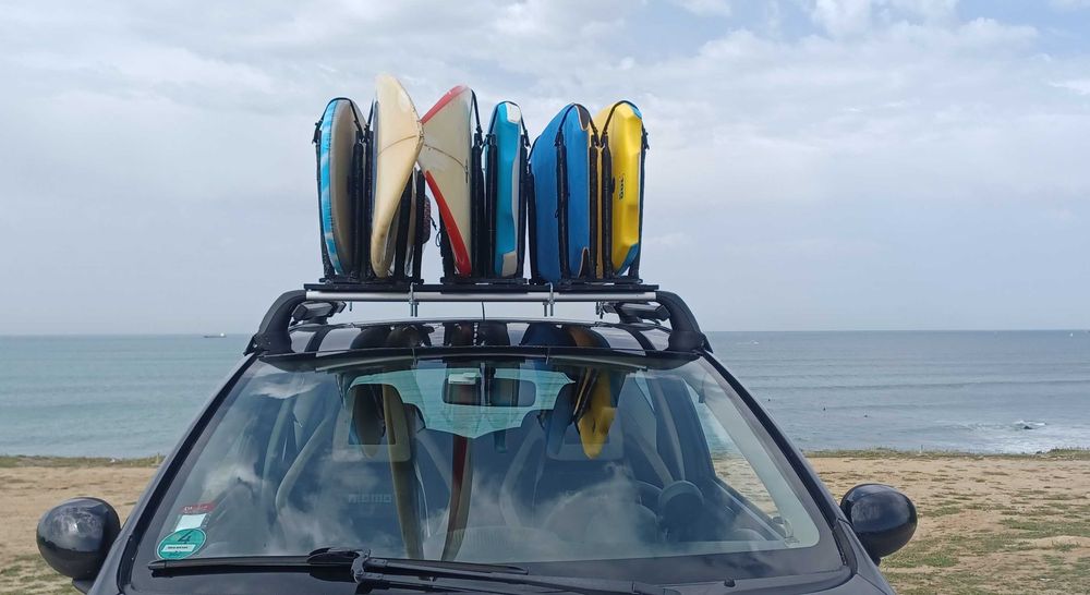 Malas / Bagageiras  GalaxyBox / GalaxyRacks para Pranchas Surf e Ski