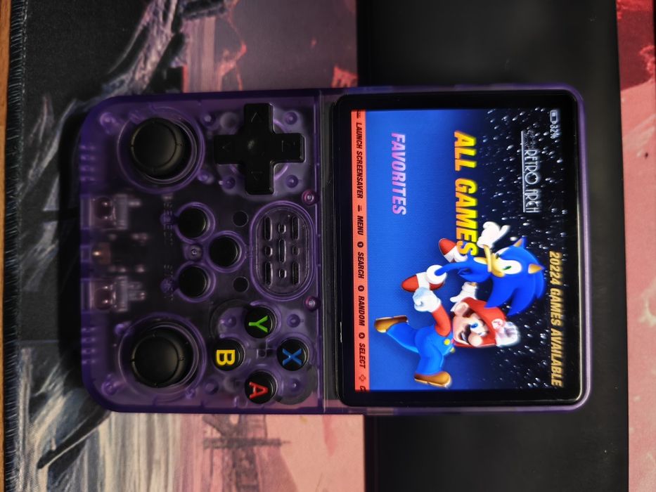 Consola retro r36s + acessorios