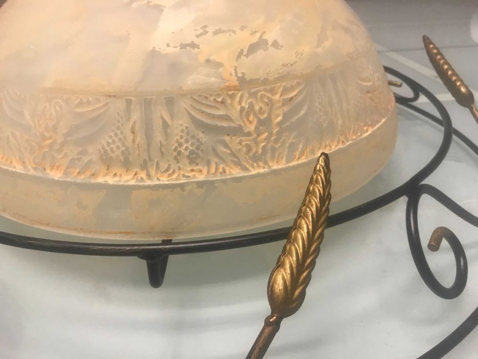 Komplet 2 lamp sufitowych wraz z kinkietem ściennym