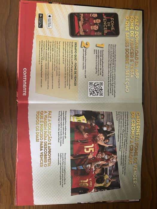 Caderneta Panini “Fome de Vencer 2022” – Capa Dura | Nova e Completa
