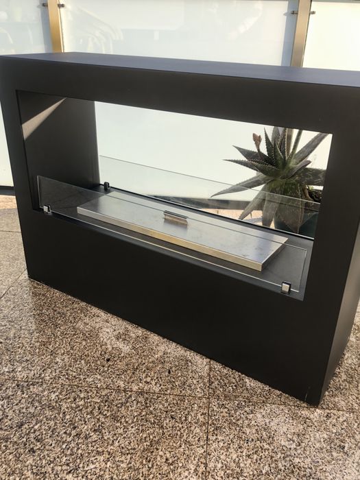 Lareira exterior a Bioetanol