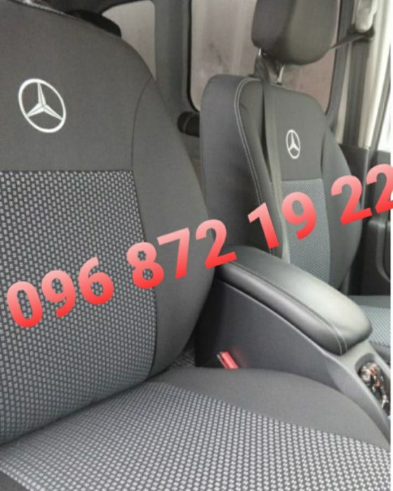 Чехлы Чохли авточехлы Mercedes Vito Мерседес Вито