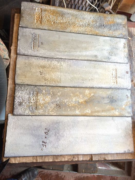 Плити чавунні для кухонного вогнища Бляти рад в-ва 16х62см 18х62 8шт