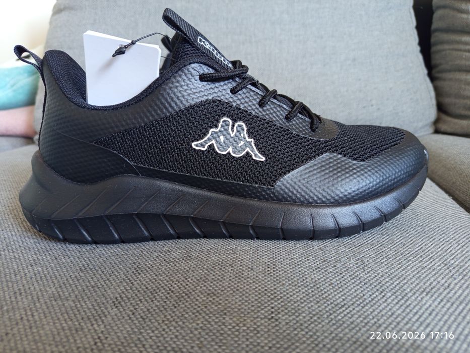 Czarne Sneakersy Kappa SS24-3C040