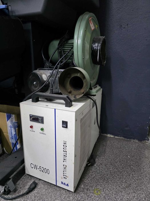 Ploter Laserowy CO2 Trotec Rayjet R500 + chiler CW5200 + odciąg +komp.