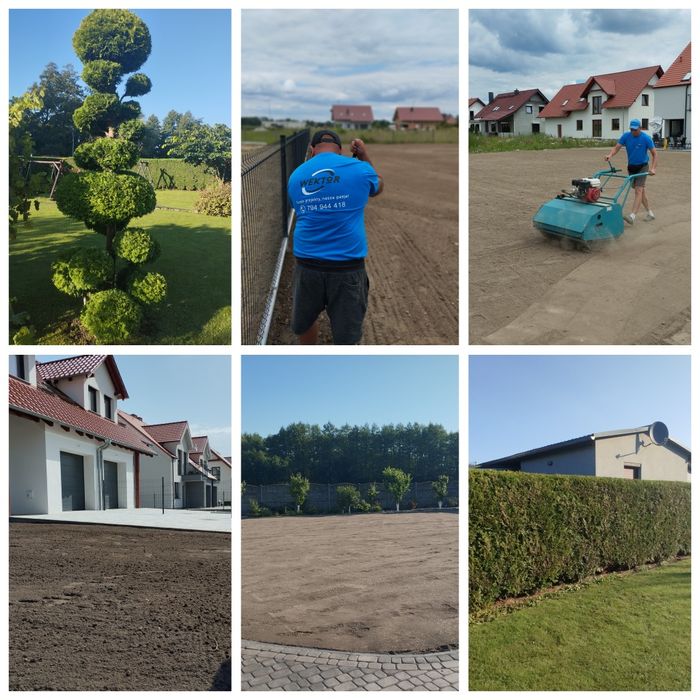 Usługi ogrodnicze zakładanie trawników, projektowanie ogrodów.