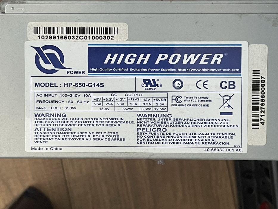 ПК 6 ядерний Phenom II X6 3.0/GTX 460/650W