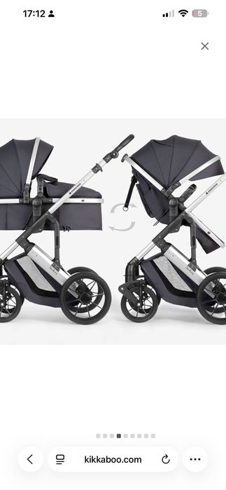 Carrinho 3 em 1 bebé