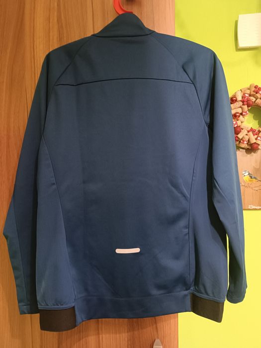 Granatowa bluza damska do biegania rozpinana  L Active Touch