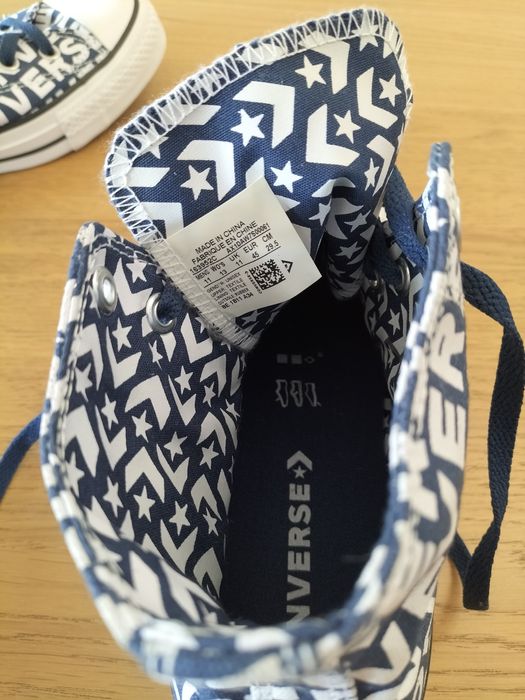 Converse Chuck Taylor All Star Wordmark Azuis Novos Nunca Usados