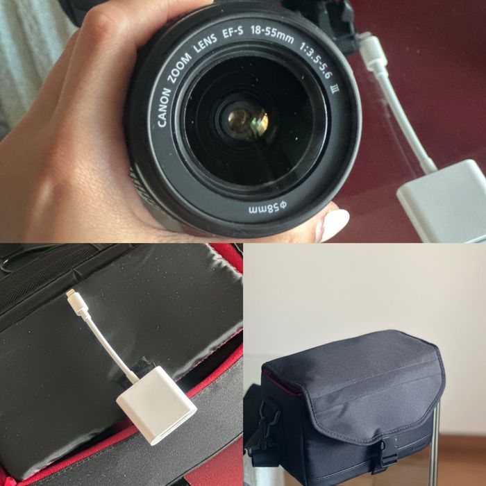 Canon EOS 200D + Lente + Bolsa + Leitor de Cartões | Oferta de Tripé | Como Nova