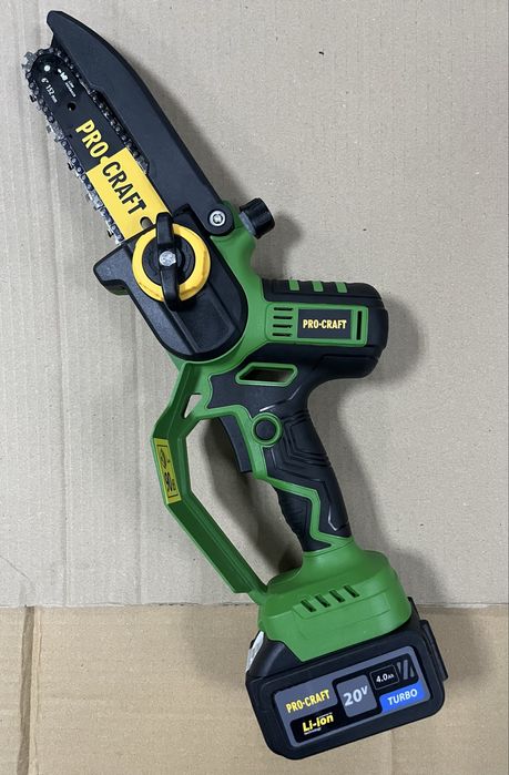 Акумуляторна пила PROCRAFT PKA32Li/ 2АКБ 4А таЗП/Маслонасо/шина15,20см