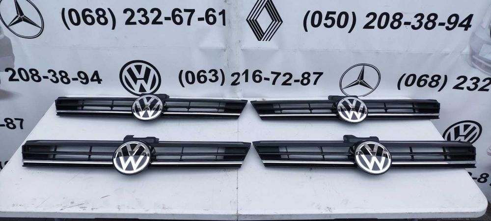 Решотка радіатора VW GOLF 7 Ресталанг під радар європа usa 5G0853653Q