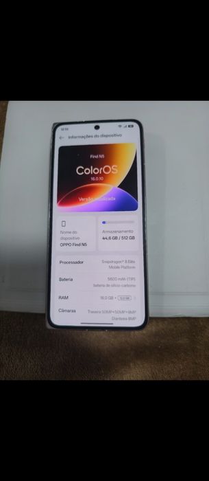 OPPO find n5 fold troco