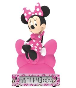 Lampka 3D Z Budzikiem Minnie Mn4500 Kids Euroswan